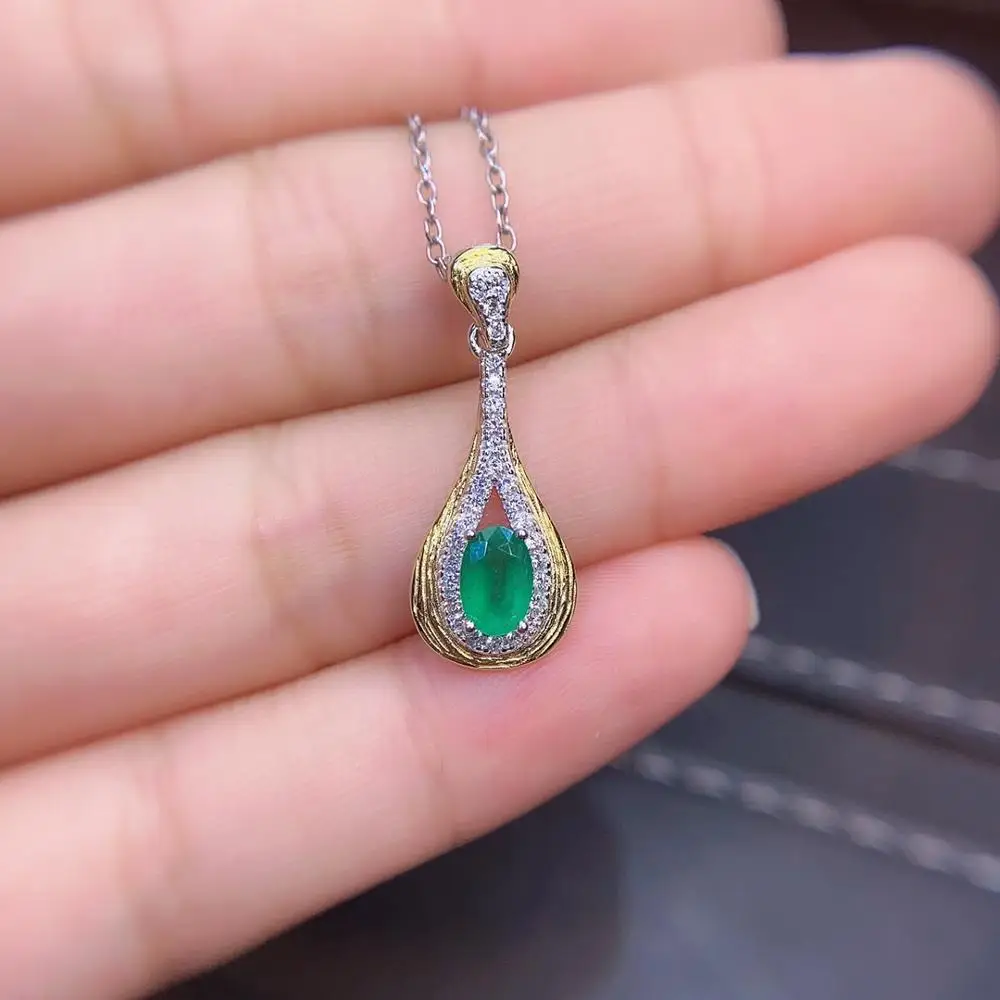 SHILOVEM, Настоящее серебро 925 пробы, натуральный изумруд, подвески, отправить ожерелье, классические ювелирные украшения для женщин, свадьба, н...
SHILOVEM, Настоящее серебро 925 пробы, натуральный изумруд, подвески, отправить ожерелье, классические ювелирные украшения для женщин, свадьба, н...