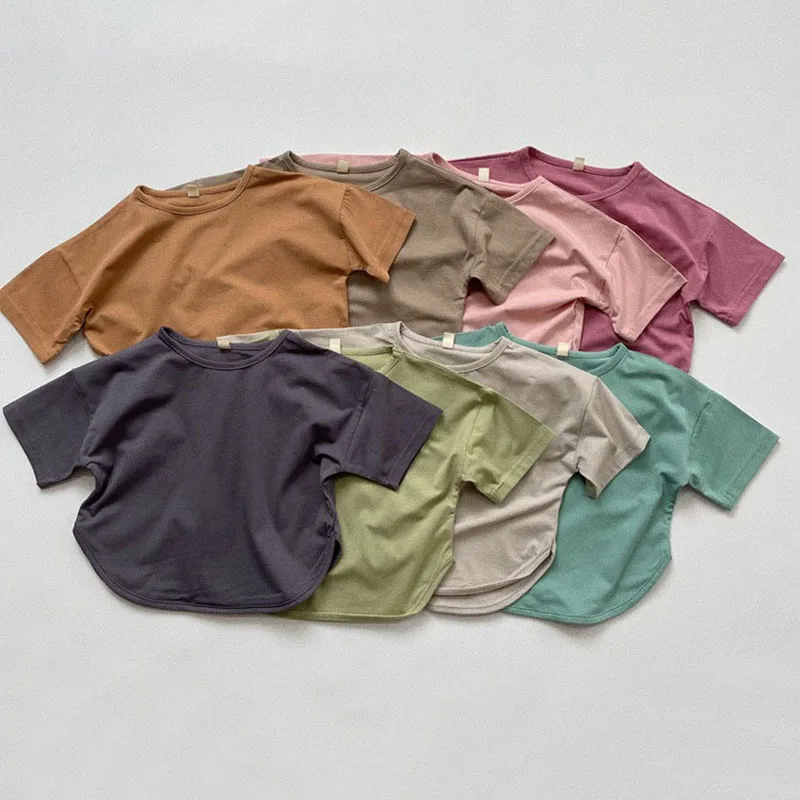 Kids Clothes T Shirt Baby Girls Boys Clothes Round Neck Short Sleeves Fashion Children t-shirt Kids Girls Tops 2-8 Years Summer
Kids Clothes T Shirt Baby Girls Boys Clothes Round Neck Short Sleeves Fashion Children t-shirt Kids Girls Tops 2-8 Years Summer