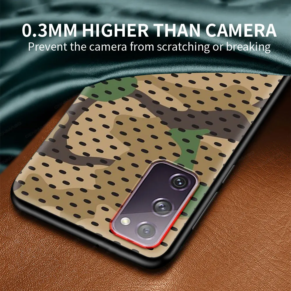 Silicon TPU Case For Samsung Galaxy S20 FE S21 S20 Ultra S10E S10 Lite S9 S8 Plus 5G Shell Camouflage Pattern Camo Military Army
Silicon TPU Case For Samsung Galaxy S20 FE S21 S20 Ultra S10E S10 Lite S9 S8 Plus 5G Shell Camouflage Pattern Camo Military Army