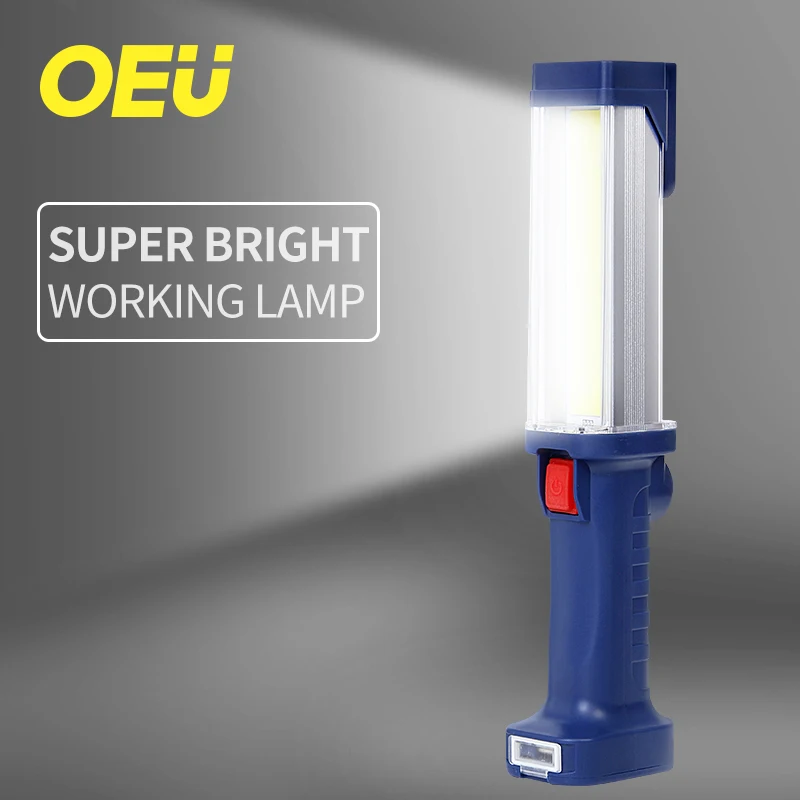 18650 LED Work Light Rechargeable Flashlight Under Car Hood Magnetic Worklight Hand Torch Magnet Portable Lighting with Battery
18650 LED Work Light Rechargeable Flashlight Under Car Hood Magnetic Worklight Hand Torch Magnet Portable Lighting with Battery