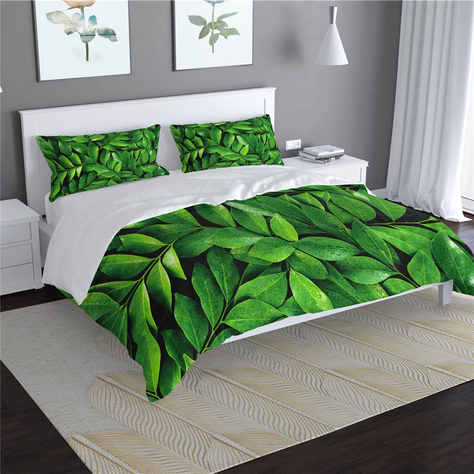 Green Leaf Plant Printed Duvet Cover Set Twin Queen King Size 3D Printed Quilt Cover Pillowcase Bed Cloth Bedding Set Bedspread
Green Leaf Plant Printed Duvet Cover Set Twin Queen King Size 3D Printed Quilt Cover Pillowcase Bed Cloth Bedding Set Bedspread