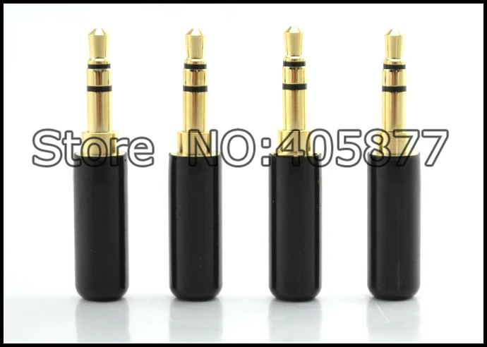 10pieces black 3.5mm Stereo 24k Gold Audio soldering Adapter audio headphone plug
10pieces black 3.5mm Stereo 24k Gold Audio soldering Adapter audio headphone plug