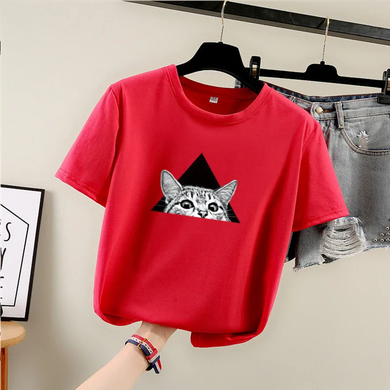 Shirts Women New Hot Sale Student Fashion T-shirt Womens Fashion Harajuku Striped Black 
Shirts Women New Hot Sale Student Fashion T-shirt Womens Fashion Harajuku Striped Black