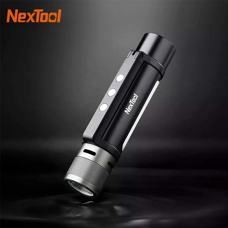 NexTool 6 in 1 USB Rechargeable Flashlight 240m IPX4 Waterproof LED Flashlight Type-C Searching Torch for Camping
NexTool 6 in 1 USB Rechargeable Flashlight 240m IPX4 Waterproof LED Flashlight Type-C Searching Torch for Camping