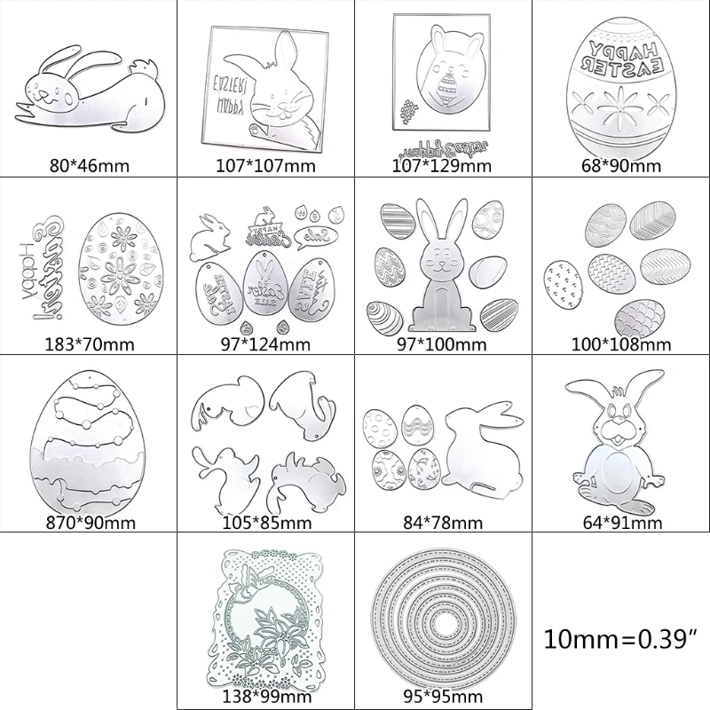 Easter Elements Metal Cutting Dies Stencil Scrapbooking DIY Album Stamp Paper Card Embossing Decor Craft New for 2021
Easter Elements Metal Cutting Dies Stencil Scrapbooking DIY Album Stamp Paper Card Embossing Decor Craft New for 2021
