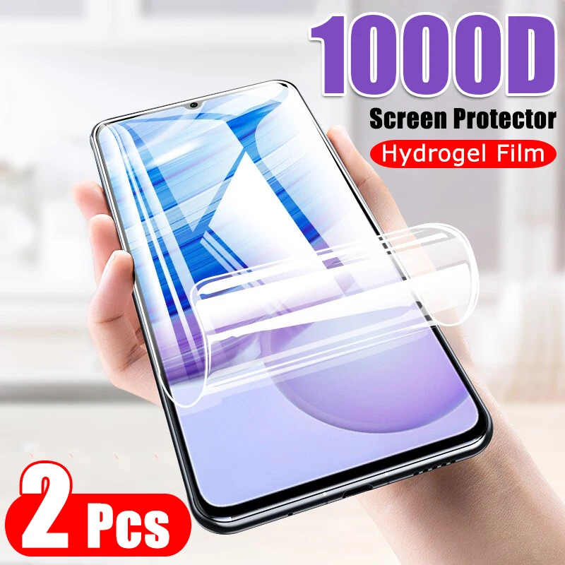 Гидрогелевая пленка для Xiaomi Redmi 5 Plus 6 Pro 2 шт. мягкая Note 7 8 9 K20 K30 K40 8T защита экрана не