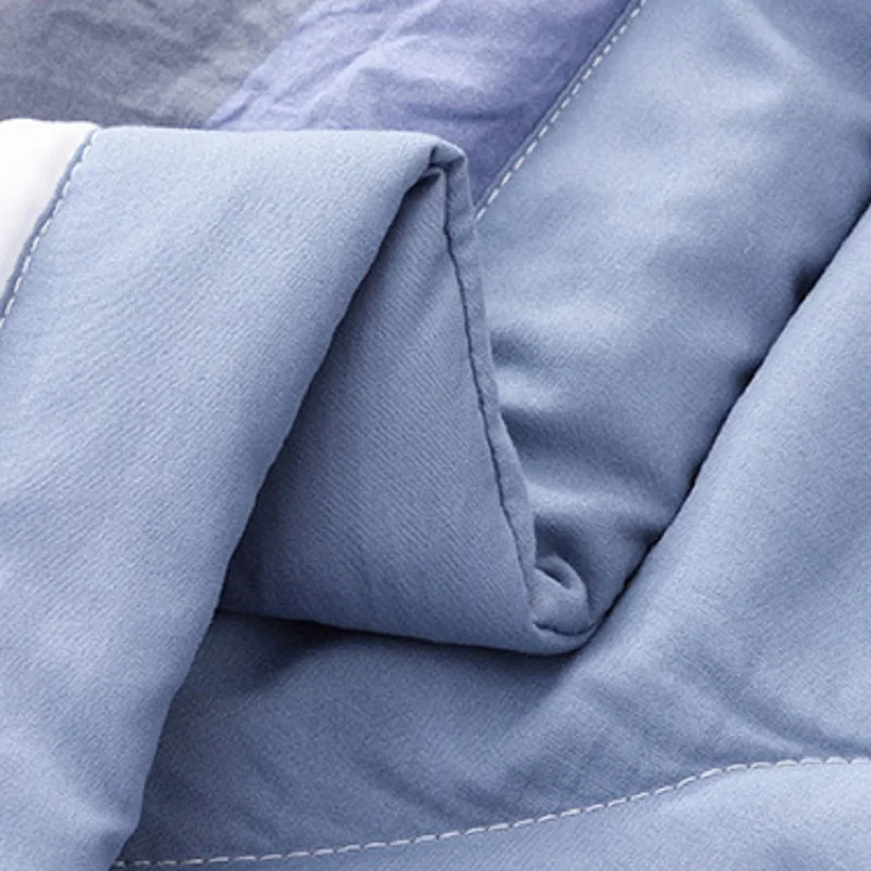 Летнее стеганое одеяло в полоску тонкое клетку для взрослых и детей постельное