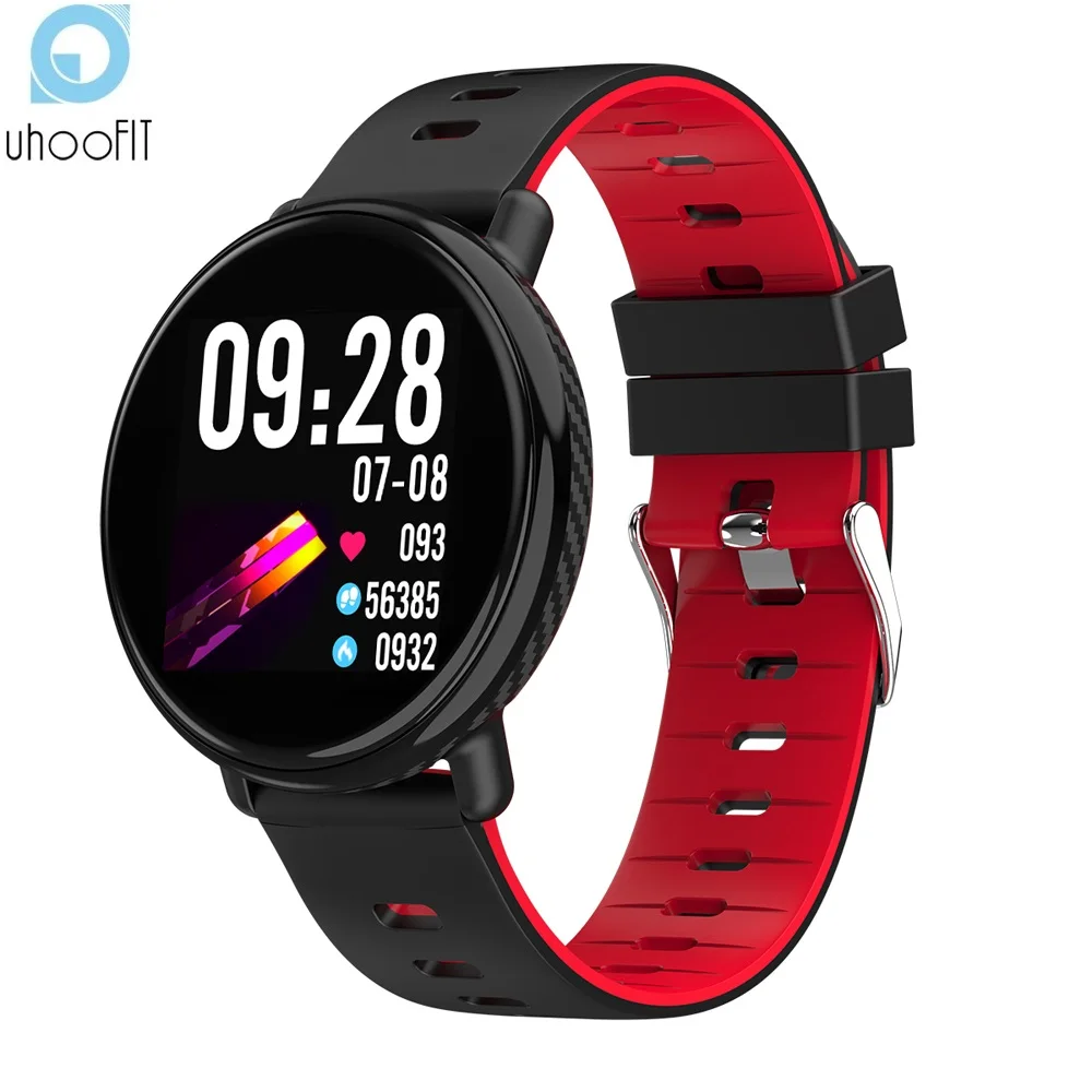 UHOOFIT K1 Смарт часы ips цветной экран фитнес трекер монитор сердечного ритма