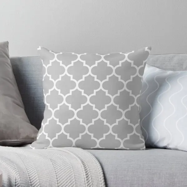 Quatrefoil White On Silver Gray Soft Decorative Throw Pillow Cover Print Pillow Case Waist Cover Pillows NOT Included
Quatrefoil White On Silver Gray Soft Decorative Throw Pillow Cover Print Pillow Case Waist Cover Pillows NOT Included