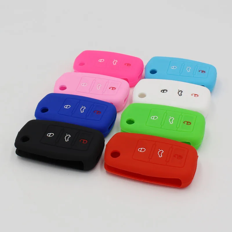 1PC Wholesale Silicone Key Case for VW Skoda Seat 3 Buttons Polo Golf 4 5 6 Jetta MK6 Eos Bora Beetle Tiguan Fild key cover
1PC Wholesale Silicone Key Case for VW Skoda Seat 3 Buttons Polo Golf 4 5 6 Jetta MK6 Eos Bora Beetle Tiguan Fild key cover