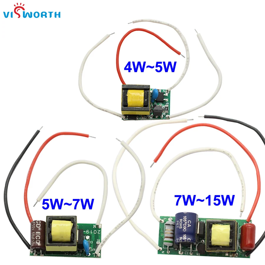 

3W 5W 7W 15W Dimmable Led Driver 250ma Constant Current LED Driver AC 110V 220V 240V Lighting Power Suply For Led Light Bulb