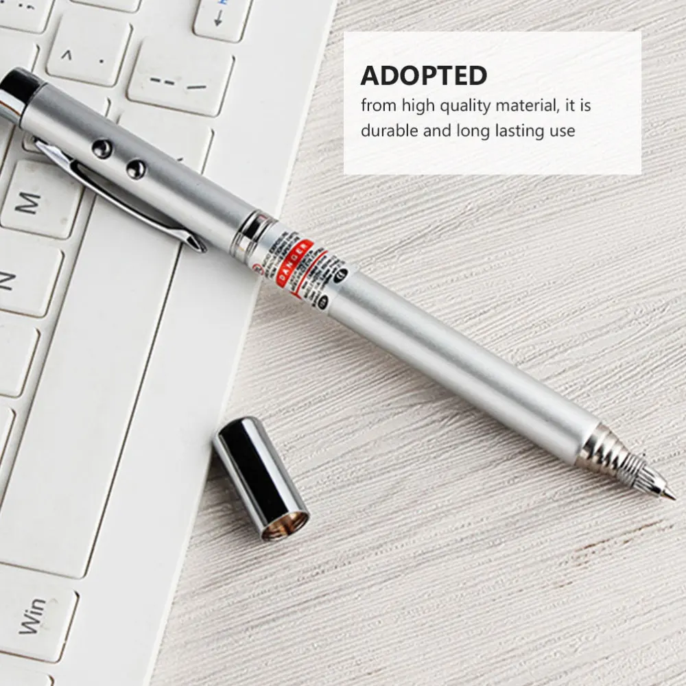 5 In 1 Multifunction Telescopic Pointer Ballpoint Pen LED Flashlight Light Lamp
5 In 1 Multifunction Telescopic Pointer Ballpoint Pen LED Flashlight Light Lamp