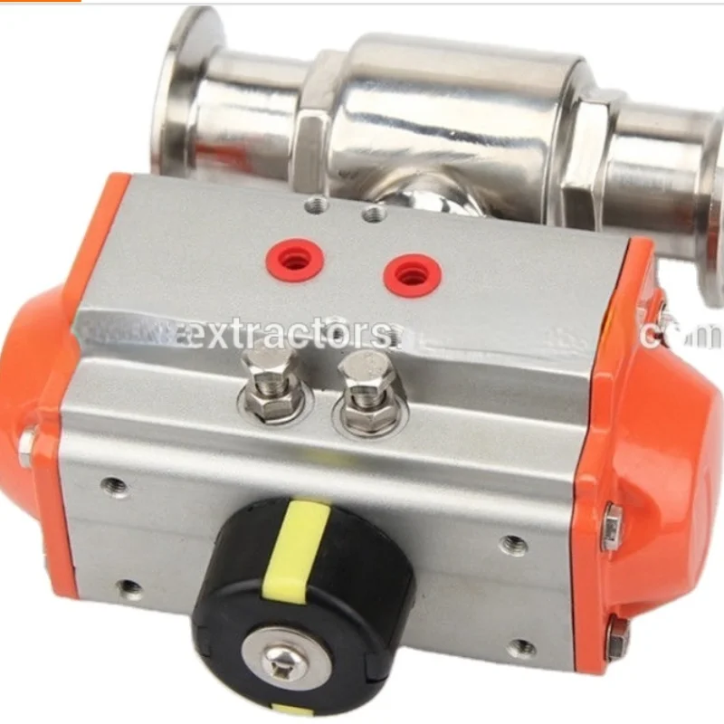 SS304 316L Sanitary Stainless Steel Tri Clamp Ball Valve with pneumatic actuator
SS304 316L Sanitary Stainless Steel Tri Clamp Ball Valve with pneumatic actuator