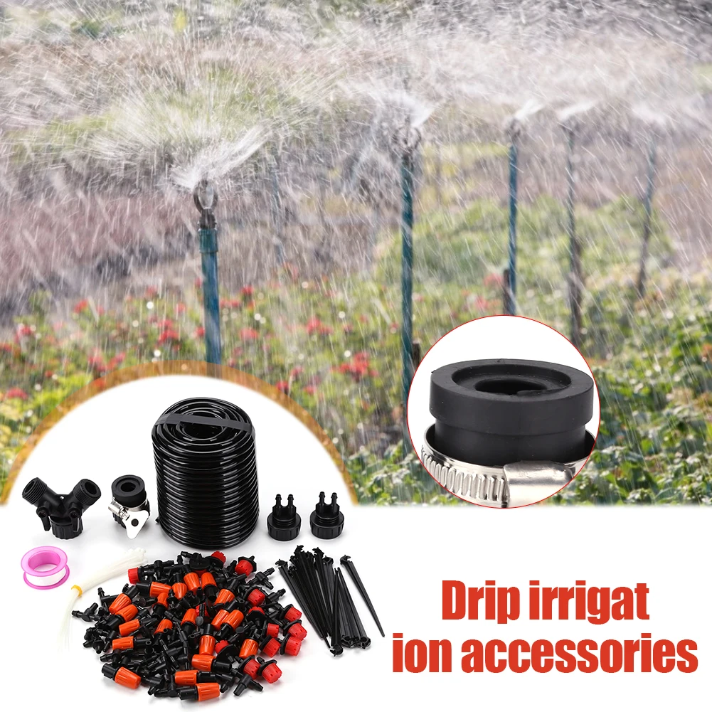 116pcs Garden Watering Kit Self Automatic Drip Irrigation System Sprinkler Set Mist Spray Inserting Ground Micro Flow Dripper
116pcs Garden Watering Kit Self Automatic Drip Irrigation System Sprinkler Set Mist Spray Inserting Ground Micro Flow Dripper