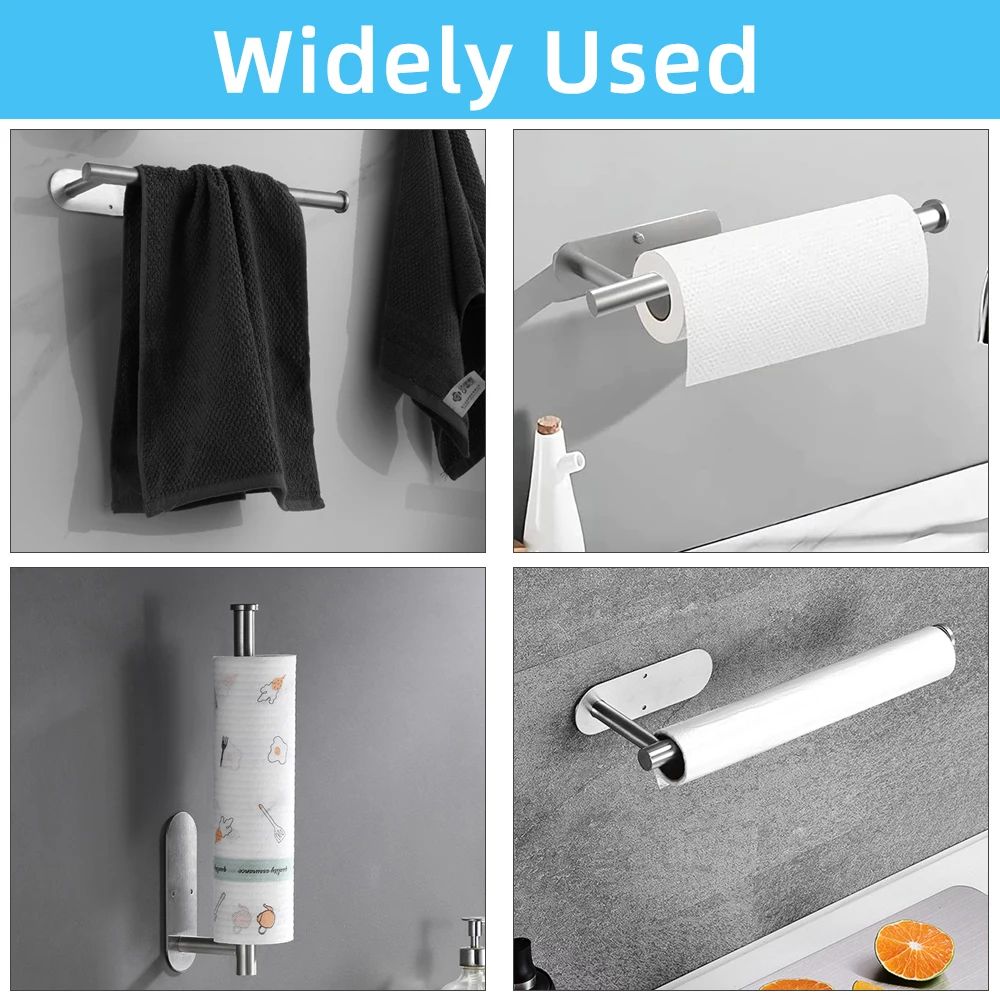 Toilet Holder Adhesive Wall Mounted Paper Towel Holders Bathroom Shelf Accessories Kitchen Roll Tissue Stand Organizer | Обустройство