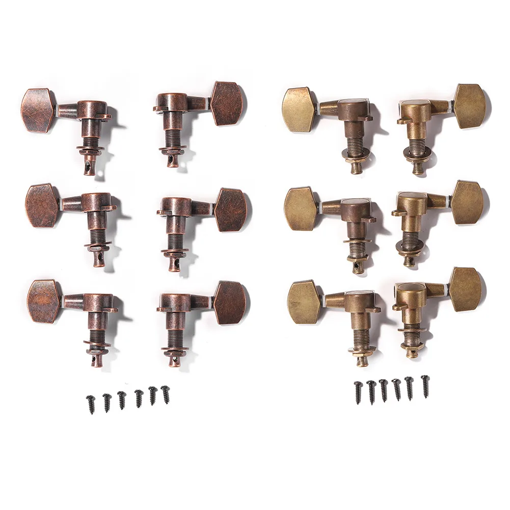 6pcs/set Vintage Folk Electric Guitar Locking Tuning Pegs Keys Acoustic Guitar Sealed Tuners Knobs Machine Heads
6pcs/set Vintage Folk Electric Guitar Locking Tuning Pegs Keys Acoustic Guitar Sealed Tuners Knobs Machine Heads