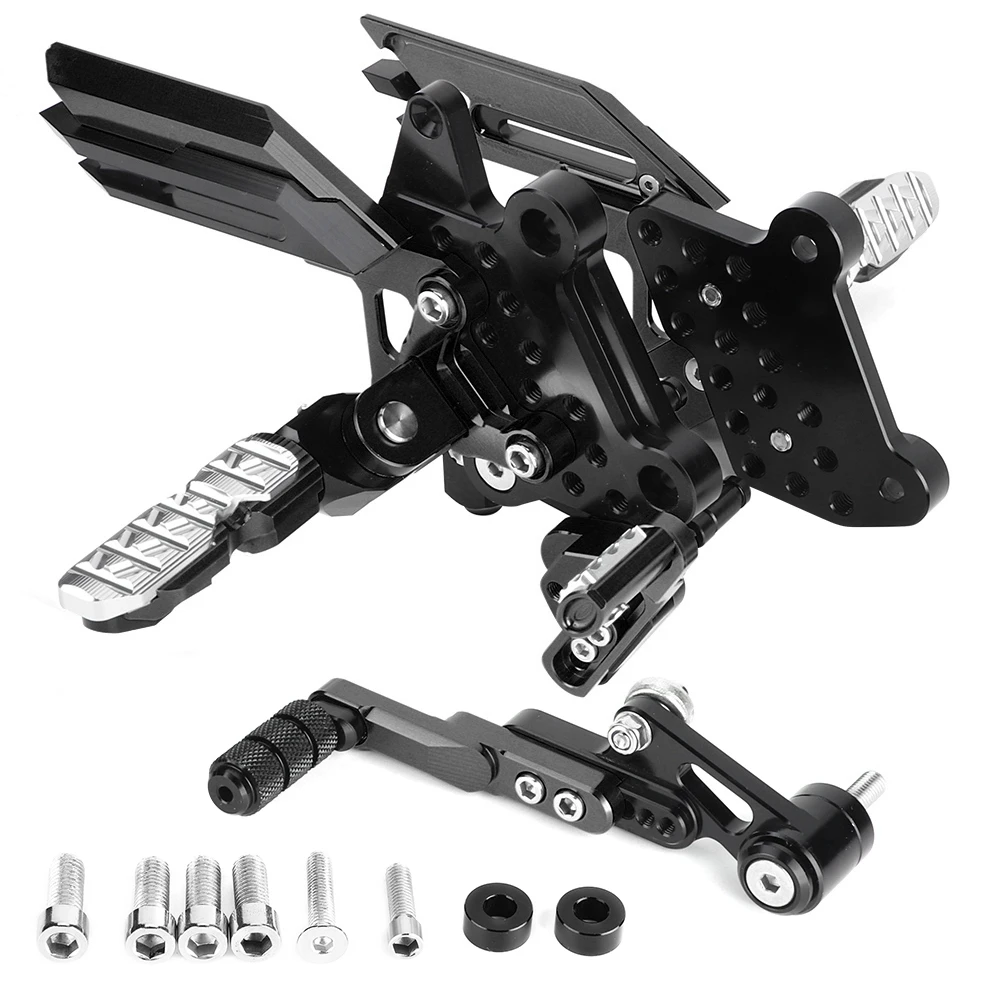 2PCS Motorcycle Rearset Footrest Foot Pegs for Honda CB650F 2014 2015 2016 2017 2018 (Titanium)
2PCS Motorcycle Rearset Footrest Foot Pegs for Honda CB650F 2014 2015 2016 2017 2018 (Titanium)