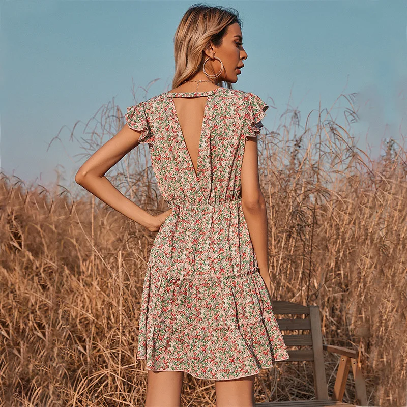 2021 Spring Summer Vintage Party Dress O-Neck Elegant Sexy Dress Boho Beach Female Floral Print Dresses For Women Clothes
2021 Spring Summer Vintage Party Dress O-Neck Elegant Sexy Dress Boho Beach Female Floral Print Dresses For Women Clothes