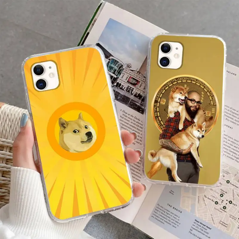 Dogecoin Phone Case For iPhone 6 7 8 11 12 13 Plus XS Max XR Pro Mini SE Soft Transparent Cover Fundas Coque
Dogecoin Phone Case For iPhone 6 7 8 11 12 13 Plus XS Max XR Pro Mini SE Soft Transparent Cover Fundas Coque