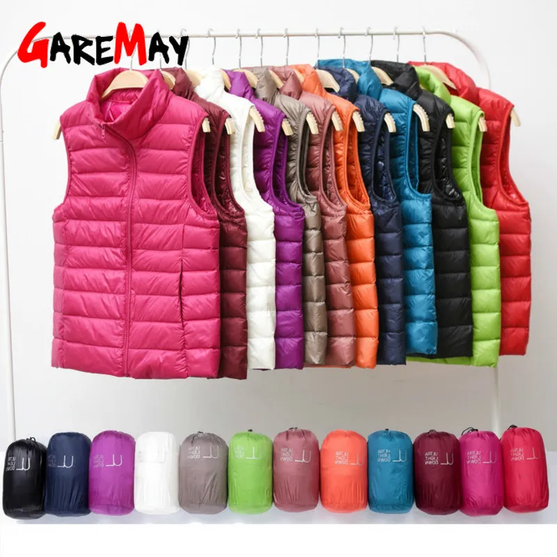 GareMay 2021 Winter Women's Down Vest Fashion Female Sleeveless Coat Ladies Jacket Vest Warm Down Jacket Plus Size for Women
GareMay 2021 Winter Women's Down Vest Fashion Female Sleeveless Coat Ladies Jacket Vest Warm Down Jacket Plus Size for Women