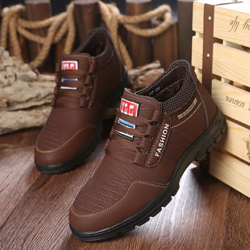 Genuine Leather Men Shoes Platform Fur Sneakers Casual Business Shoe 2022 Winter Outdoor Walking Hiking Boots Men Zapatos Hombre
Genuine Leather Men Shoes Platform Fur Sneakers Casual Business Shoe 2022 Winter Outdoor Walking Hiking Boots Men Zapatos Hombre