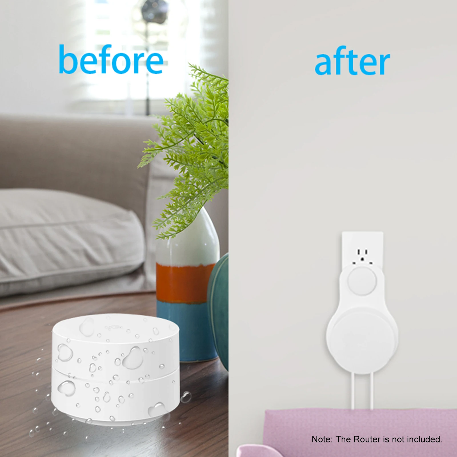 WiFi Router Wall Mount Holder Compatible with Google WiFi 2020 Model Round US Plug Stand Bracket Replacement for Google Router
WiFi Router Wall Mount Holder Compatible with Google WiFi 2020 Model Round US Plug Stand Bracket Replacement for Google Router