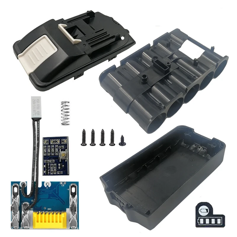 Top Deals BL1830 5 x 21700 Li-Ion Battery Case PCB Charging Protection Circuit Board Shell Box for MAKITA 18V 3.0Ah 9.0Ah Housin
Top Deals BL1830 5 x 21700 Li-Ion Battery Case PCB Charging Protection Circuit Board Shell Box for MAKITA 18V 3.0Ah 9.0Ah Housin