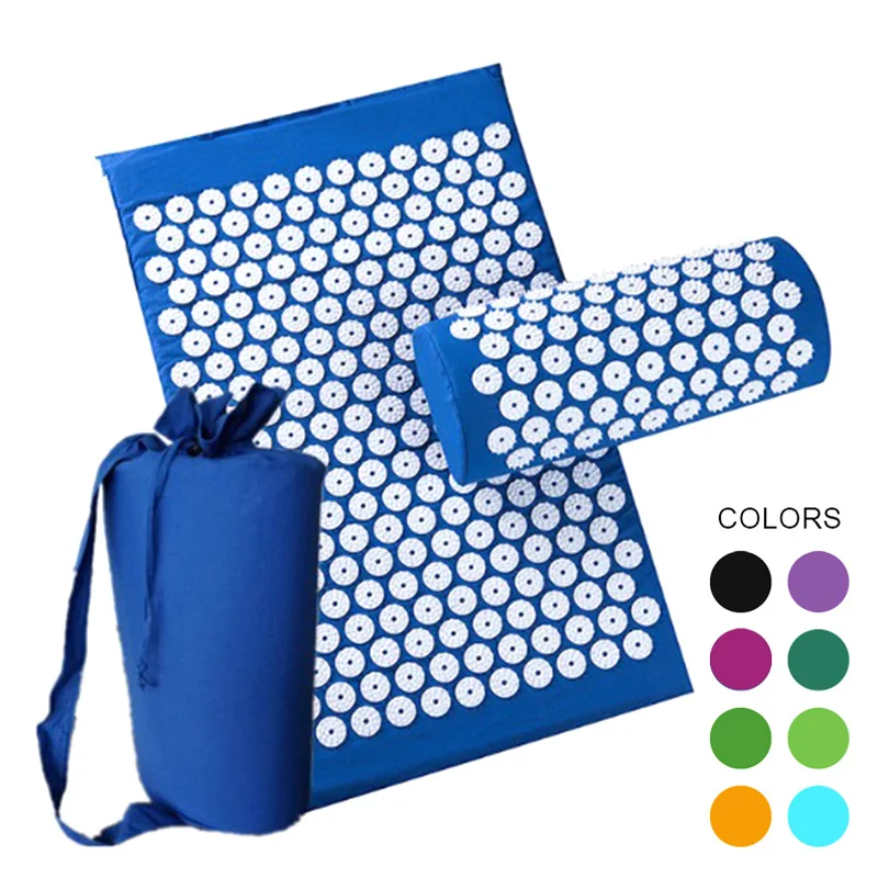 Acupressure Massage Cushion Mat with Pillow for Stress Pain Tension Relief Relax EIG88
Acupressure Massage Cushion Mat with Pillow for Stress Pain Tension Relief Relax EIG88