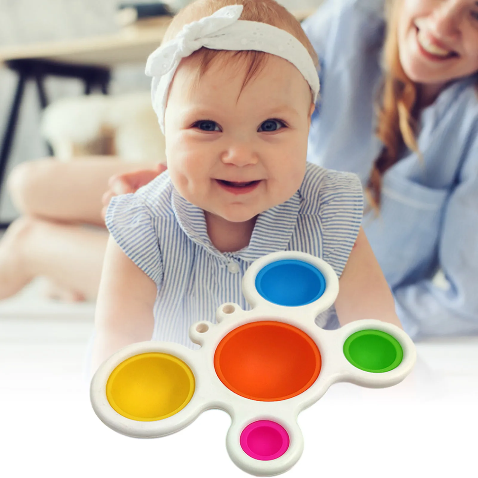 Baby Sensory Simple Dimple Toys Push Bubble Fidget Toy Autism Needs Squishy Stress Reliever Toys For Kids
Baby Sensory Simple Dimple Toys Push Bubble Fidget Toy Autism Needs Squishy Stress Reliever Toys For Kids