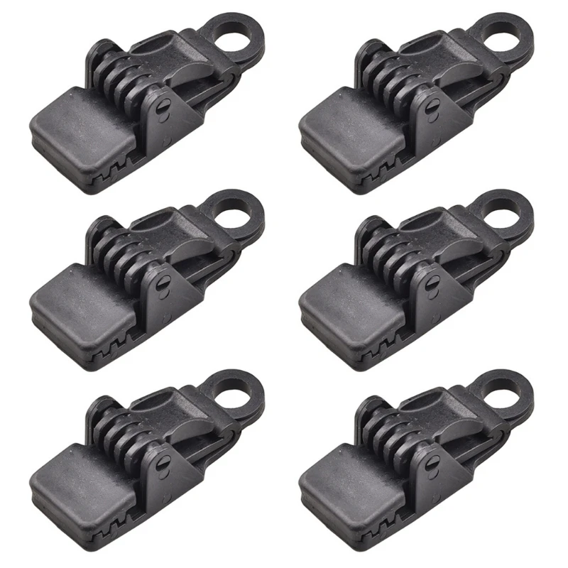 6x Heavy-duty Tarp Clips Press-Lock Design Tent Snaps Camping Clamp Clips Awnings Clips for Camping Car Pool Cover
6x Heavy-duty Tarp Clips Press-Lock Design Tent Snaps Camping Clamp Clips Awnings Clips for Camping Car Pool Cover