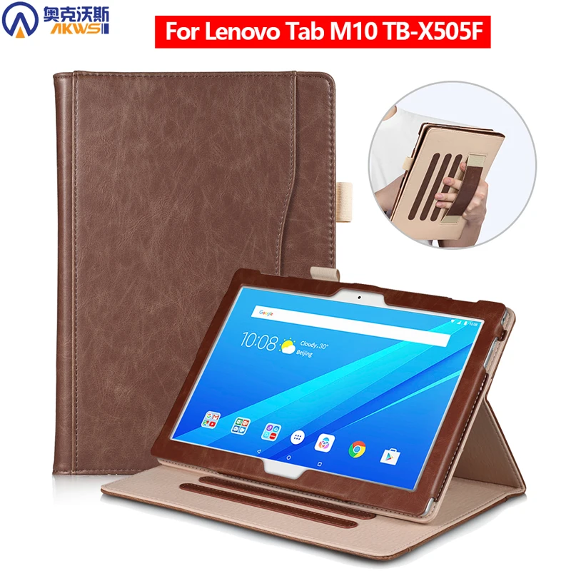 Чехол для Lenovo Tab M10, TB-X505F 10,1 дюйма, кожаный чехол с ремешком на руку для Lenovo P10, Магнитный чехол с карманом
Чехол для Lenovo Tab M10, TB-X505F 10,1 дюйма, кожаный чехол с ремешком на руку для Lenovo P10, Магнитный чехол с карманом