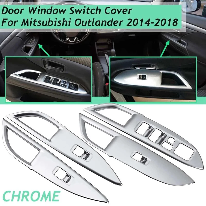Car Chrome Door Window Armrest Switch Button Knob Panel Cover Trim Decoration for Mitsubishi Outlander 2014-2018
Car Chrome Door Window Armrest Switch Button Knob Panel Cover Trim Decoration for Mitsubishi Outlander 2014-2018
