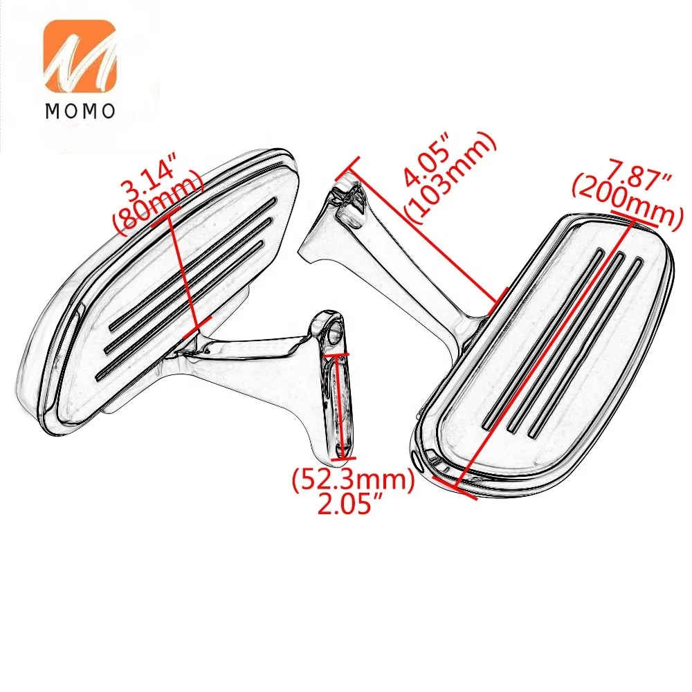 Motorcycle Chrome Passenger Floorboard Mounting Brackets Foot Pegs Foldable Pedals
Motorcycle Chrome Passenger Floorboard Mounting Brackets Foot Pegs Foldable Pedals