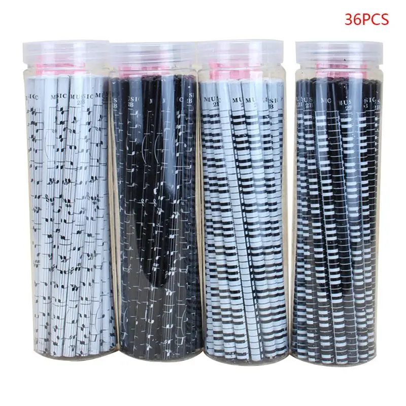 36pcs Musical Note Pencil 2B Standard Round Pencils Piano Notes Writing Drawing Tool Stationery School Student Supplies
36pcs Musical Note Pencil 2B Standard Round Pencils Piano Notes Writing Drawing Tool Stationery School Student Supplies