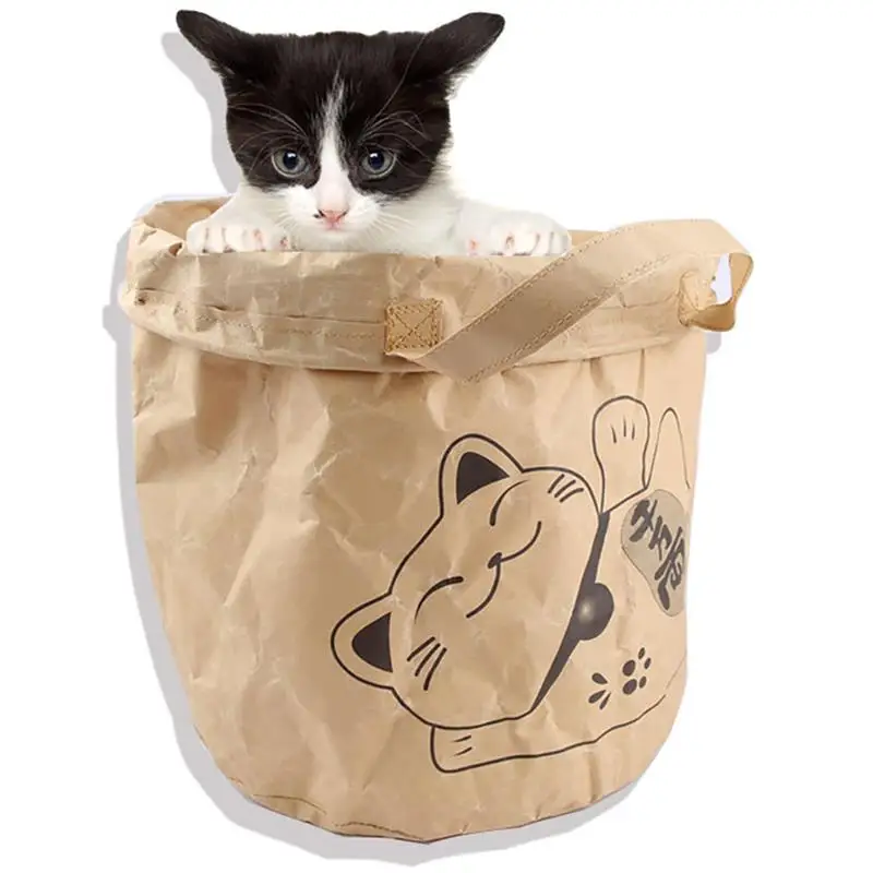 Dorakitten 1pc Kitten Hideaway Bag Collapsible Retro Cat Toy Basket Kraft Paper Cat Bag For Cat Pet Accessories Pet Supplies
Dorakitten 1pc Kitten Hideaway Bag Collapsible Retro Cat Toy Basket Kraft Paper Cat Bag For Cat Pet Accessories Pet Supplies