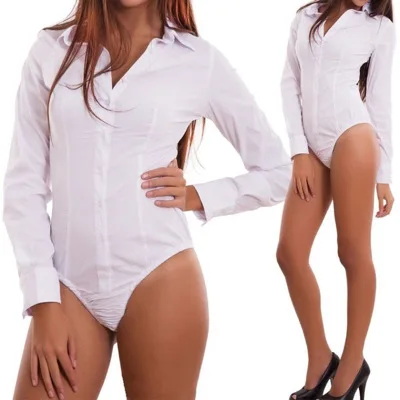 Plus Size S-3XL Women Slim Bodysutis Long Sleeve Button Blouse Shirts Briefs Jumpsuits Ladies Office OL Short Playsuits
Plus Size S-3XL Women Slim Bodysutis Long Sleeve Button Blouse Shirts Briefs Jumpsuits Ladies Office OL Short Playsuits