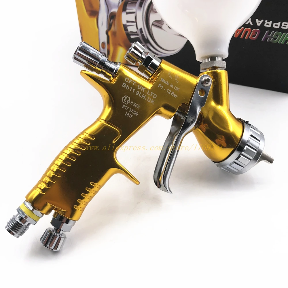 Professional Car Paint Spray Gun GTI PRO TE20/T11 cap 1.3mm Advanced Painting Spray Tool HVLP Paint GunWater Based Air Airbrush
Professional Car Paint Spray Gun GTI PRO TE20/T11 cap 1.3mm Advanced Painting Spray Tool HVLP Paint GunWater Based Air Airbrush