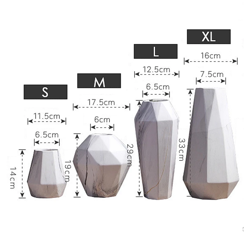 1pc Modern White Marbled Vase Geometric Shaped White Ceramic Flower Vase Tabletop Holder Home Office Decoration
1pc Modern White Marbled Vase Geometric Shaped White Ceramic Flower Vase Tabletop Holder Home Office Decoration