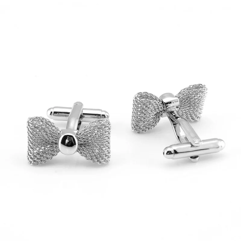 New Trendy Metal Bow Cuff Links Gold Sliver Color Business Party Shirts for Cufflinks High Quality Jewelry Men Gifts Accessories
New Trendy Metal Bow Cuff Links Gold Sliver Color Business Party Shirts for Cufflinks High Quality Jewelry Men Gifts Accessories