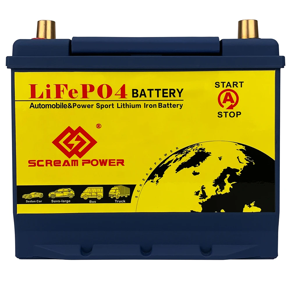 LiFePO4 12.8V 86-550L/86-550R 40AH Car Jump Starter Battery CCA 1250A Lithium Iron Rechargeable Battery High Power With BMS
LiFePO4 12.8V 86-550L/86-550R 40AH Car Jump Starter Battery CCA 1250A Lithium Iron Rechargeable Battery High Power With BMS