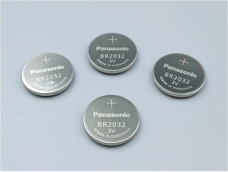 4pcs/lot Panasonic 3V BR2032 Battery BR 2032 High temperature Button Coin Batteries Cell
4pcs/lot Panasonic 3V BR2032 Battery BR 2032 High temperature Button Coin Batteries Cell