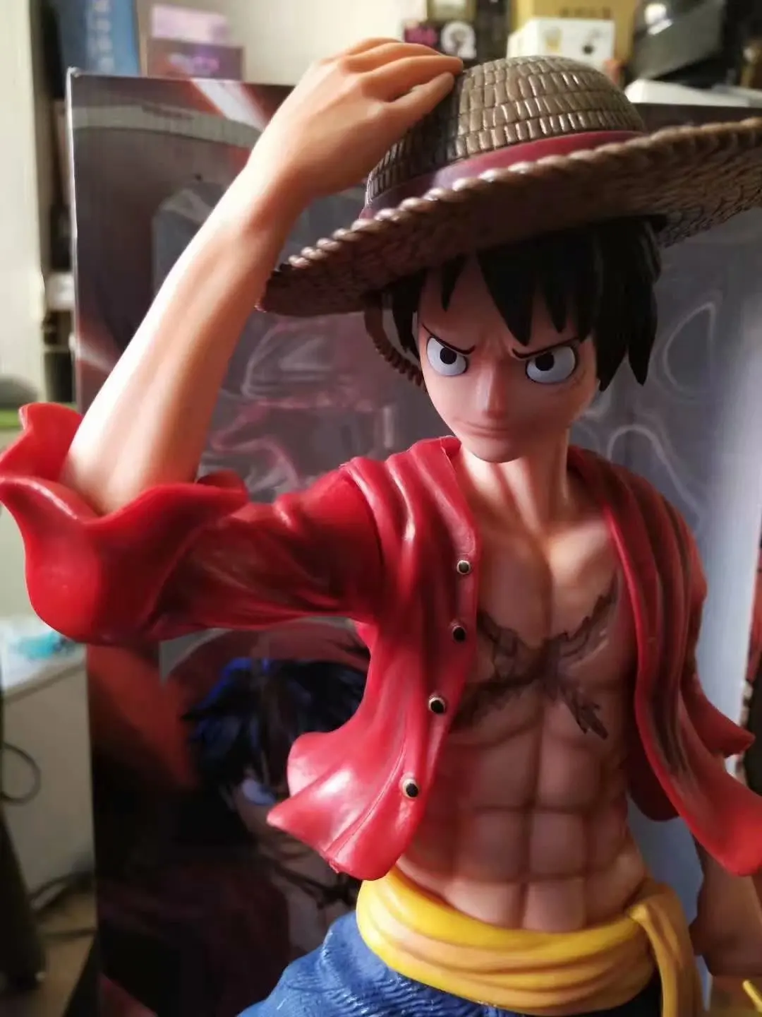 Big Size 1/4 Anime One Piece Luffy Action Figure With Treasure Fashion PVC Cartoon Figurine Toys Collectible Model Boy Gift
Big Size 1/4 Anime One Piece Luffy Action Figure With Treasure Fashion PVC Cartoon Figurine Toys Collectible Model Boy Gift