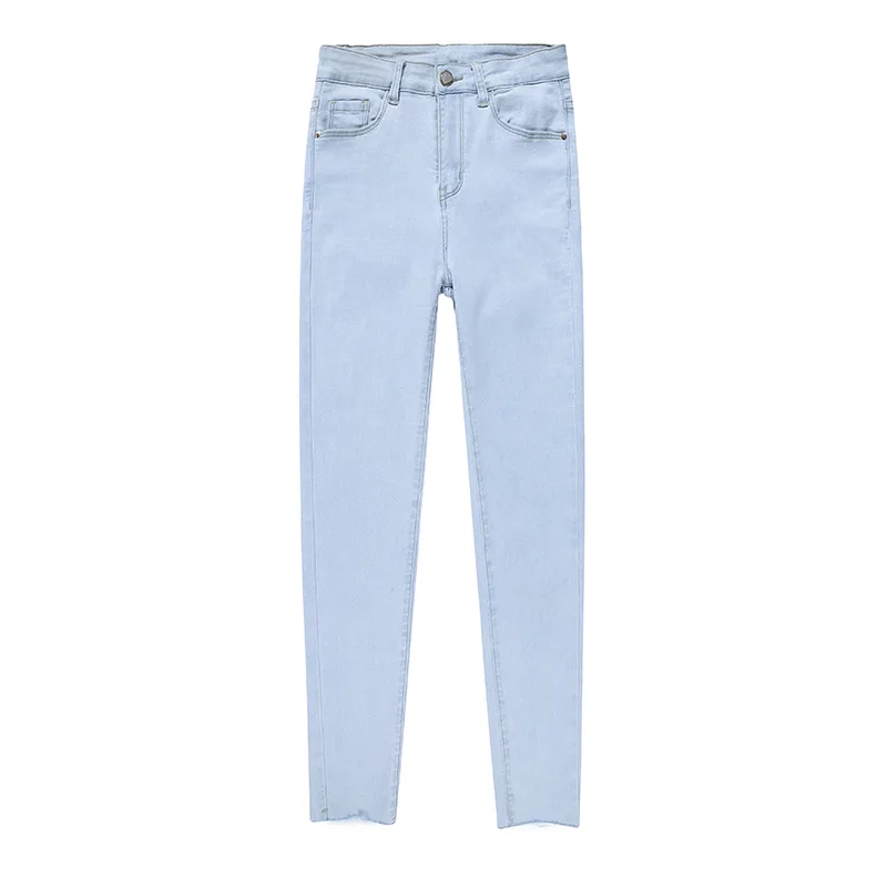 Jeans Women Pencil Pants High Waist Trousers Skinny Leggings Casual Denim Cowboy Stretch Streetwear 2021 Spring New Light Blue
Jeans Women Pencil Pants High Waist Trousers Skinny Leggings Casual Denim Cowboy Stretch Streetwear 2021 Spring New Light Blue