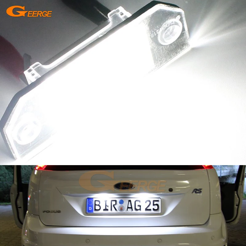 For Ford Focus 2 2004-2010 C-Max 2003-2010 No OBC error Excellent Ultra bright Led License plate lamp light car Accessories
For Ford Focus 2 2004-2010 C-Max 2003-2010 No OBC error Excellent Ultra bright Led License plate lamp light car Accessories