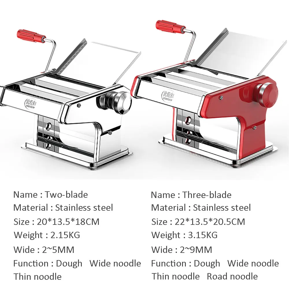 Stainless Steel Manual Noodle Maker Hand Operated Spaghetti Pasta Cutter pressing machine manual dumpling wonton machine
Stainless Steel Manual Noodle Maker Hand Operated Spaghetti Pasta Cutter pressing machine manual dumpling wonton machine