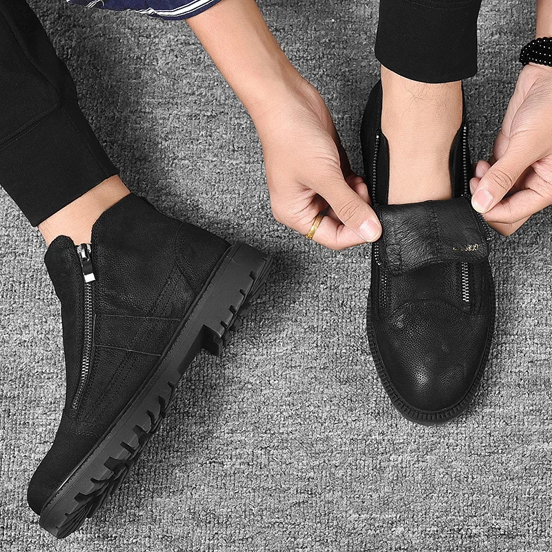 Men Leather Casual Shoes Casual Sports Shoes Leather Men Sport Mens Boots Fashion Flat Leisure Causal Sneakers Man Shoe Hot Sale
Men Leather Casual Shoes Casual Sports Shoes Leather Men Sport Mens Boots Fashion Flat Leisure Causal Sneakers Man Shoe Hot Sale