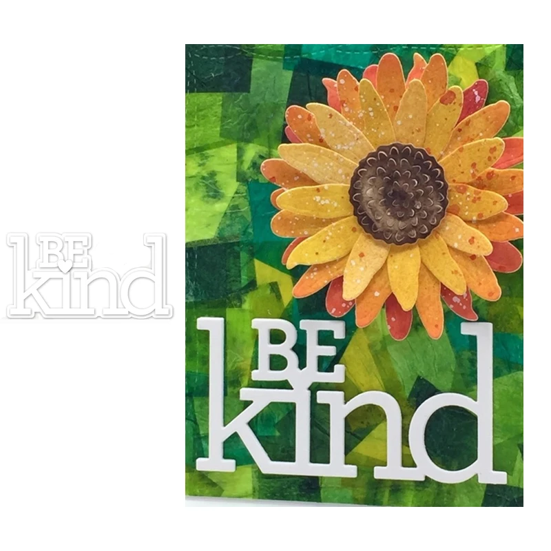 JC 2021 New Arrival BE KIND Words Metal Cutting Dies DIY Scrapbooking Card Make Stencil Craft Mold Mould Model Decor Template
JC 2021 New Arrival BE KIND Words Metal Cutting Dies DIY Scrapbooking Card Make Stencil Craft Mold Mould Model Decor Template