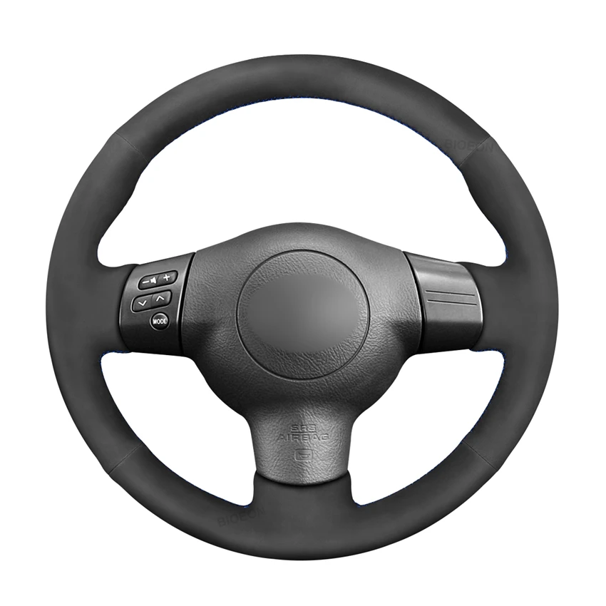 Black Synthetic Suede Steering Wheel Cover for Toyota Corolla RAV4 Caldina Wish Scion tC xA xB 2003 2004 2005 2006-2008 2009
Black Synthetic Suede Steering Wheel Cover for Toyota Corolla RAV4 Caldina Wish Scion tC xA xB 2003 2004 2005 2006-2008 2009