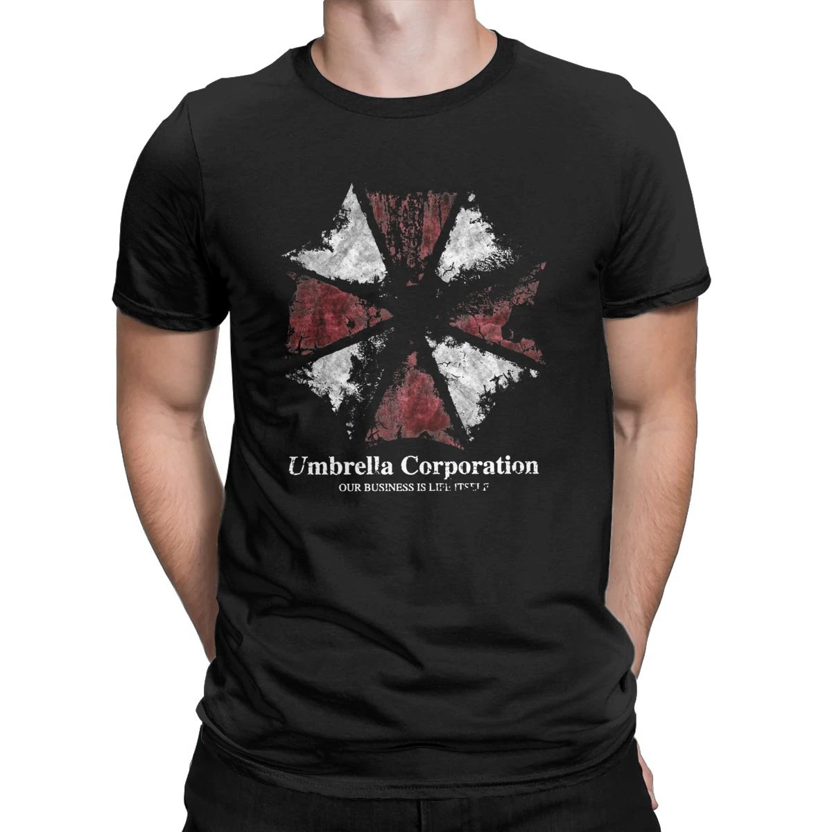 Umbrella Corporation T-Shirts for Men Casual Cotton Tee Shirt Crewneck Short Sleeve T Shirts Printing Clothing
Umbrella Corporation T-Shirts for Men Casual Cotton Tee Shirt Crewneck Short Sleeve T Shirts Printing Clothing