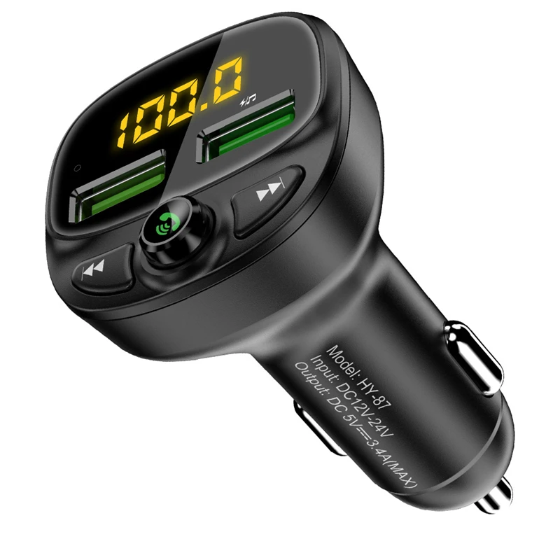 2 USB Car Charger For Phone Wireless Bluetooth Fm Transmitter HandFree Fast Charging Charger MP3 TF Card Music Car Kit
2 USB Car Charger For Phone Wireless Bluetooth Fm Transmitter HandFree Fast Charging Charger MP3 TF Card Music Car Kit